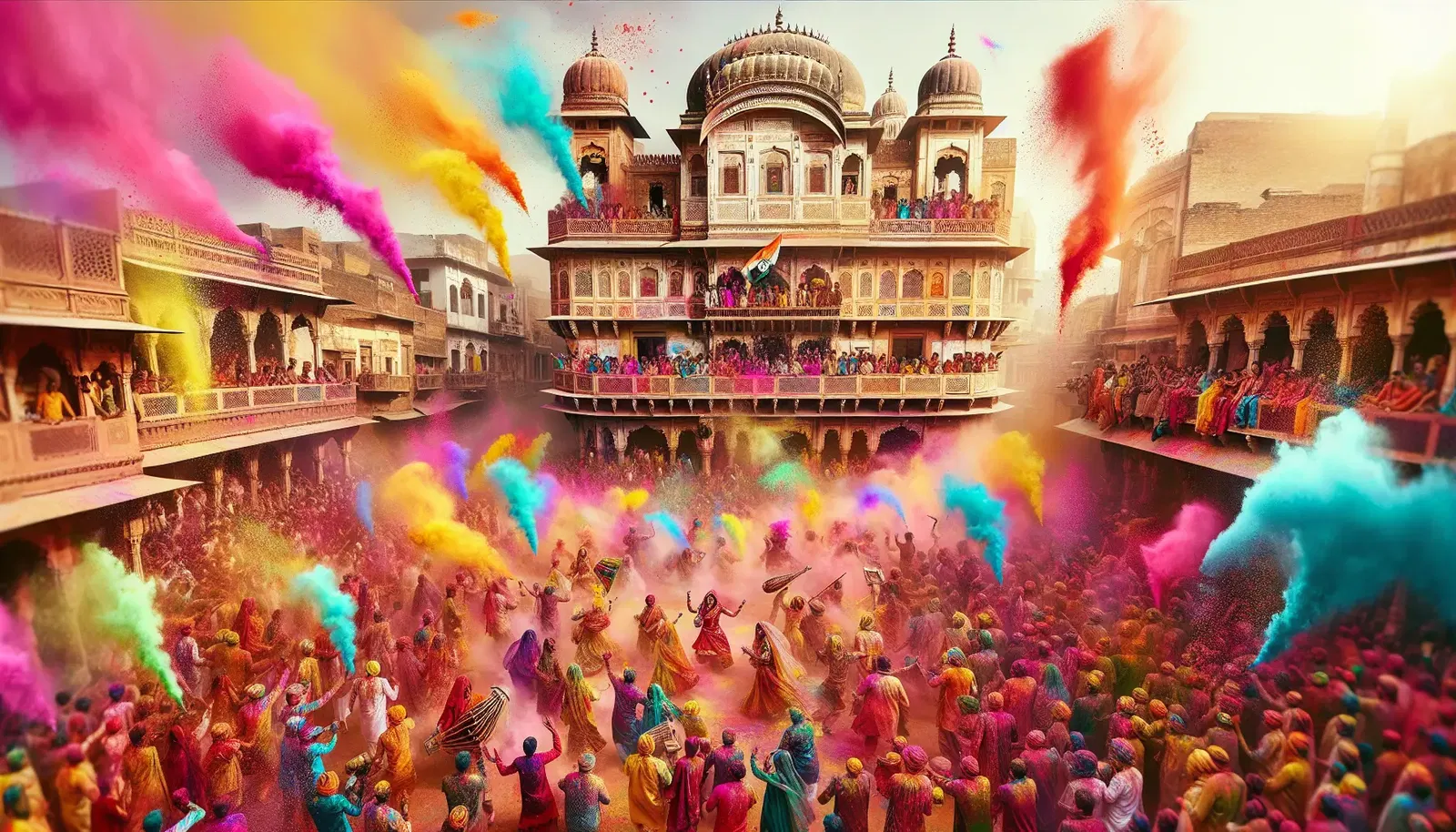 Holi-juhla Mathurassa